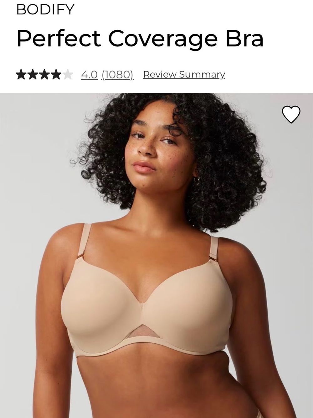 2 Soma Bodify Perfect Coverage Bras 38G, black and nude/light pink
